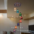 super luxury eight color five star hotel decorative pendant lamp